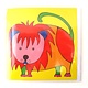 Card, Lion, H. Simon, Illustration