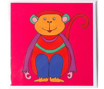 Doble tarjeta, Mono, H. Simon, Ilustración aria