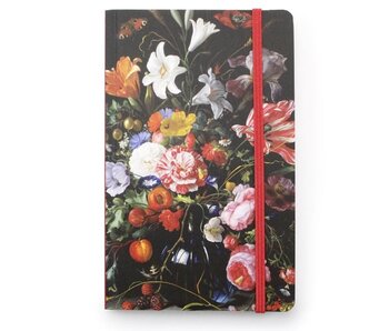 Cuaderno de tapa blanda,A6, Florero con flores, De Heem