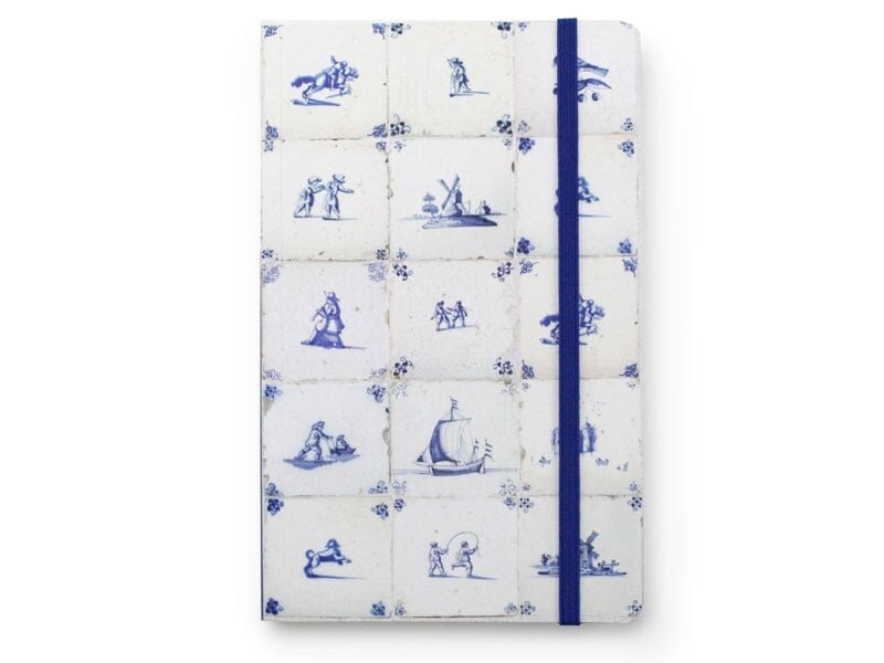 Softcover-Notizbuch, Delfter blaue Fliesen