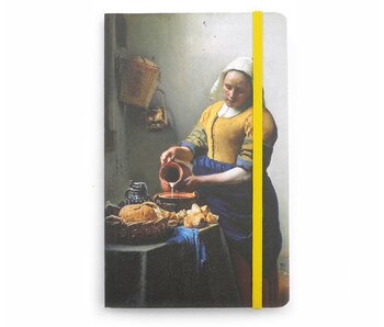 Softcover Notebook , A6  The Milk Maid, Vermeer