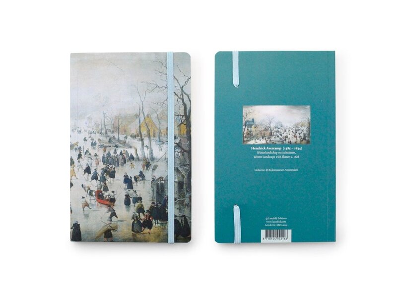 Cuaderno de tapa blanda, Paisaje invernal, Avercamp