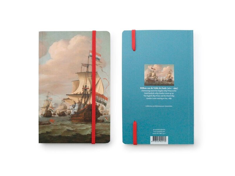 Softcover-Notizbuch, Schiffe auf See 1689, Van de Velde