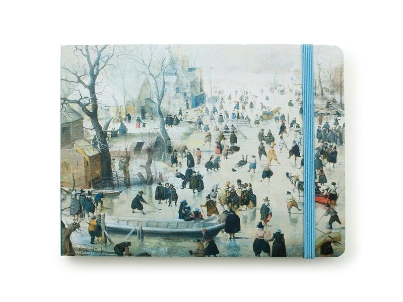 Carnet de croquis, paysage d'hiver, Avercamp