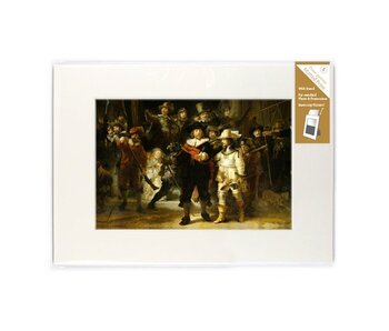 Passe-partout avec reproduction, L, De Nachtwacht, Rembrandt
