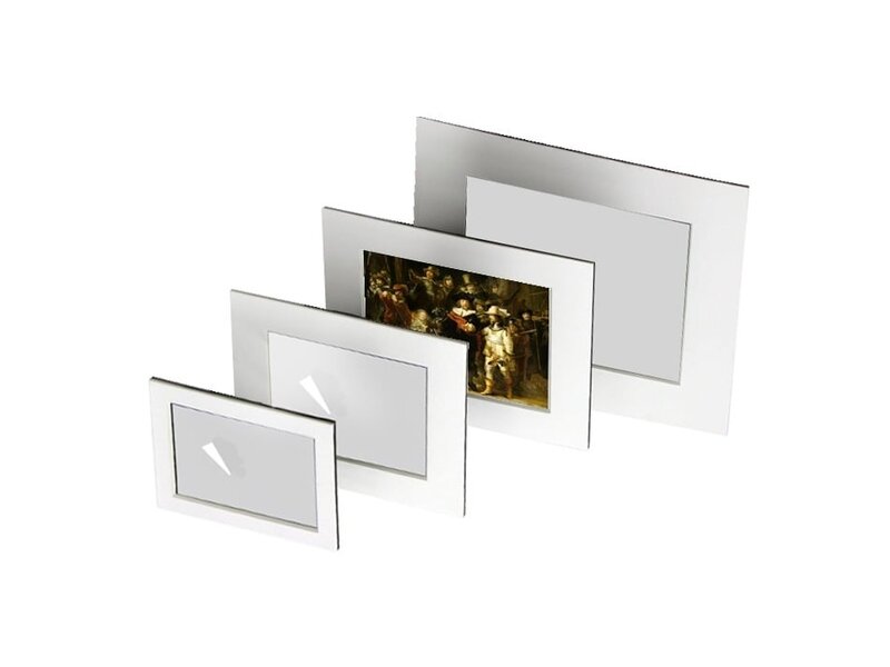 Passe-partout met reproductie, L, De Nachtwacht, Rembrandt