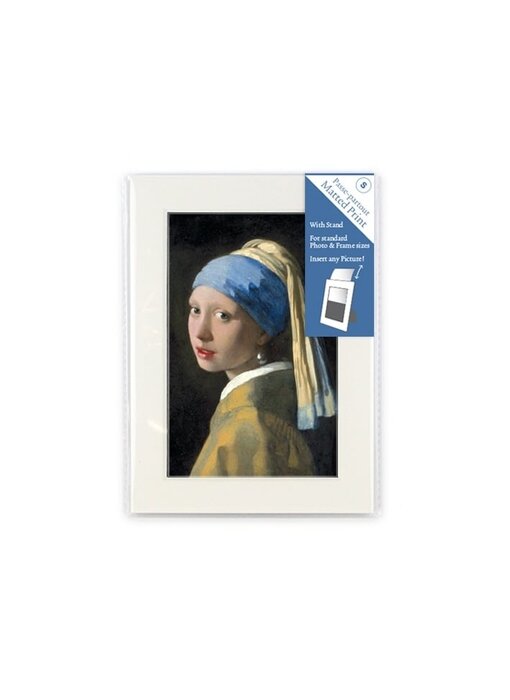 Passe-partout,  S ,  18 x 12.8 cm , Meisje met de parel, Vermeer