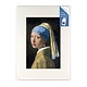 Matted prints, L, 29.7 x 21 cm, Girl with a pearl earring, Vermeer