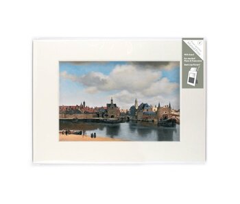 Passe-partout, L, 29,7 x 21 cm, vue de Delft