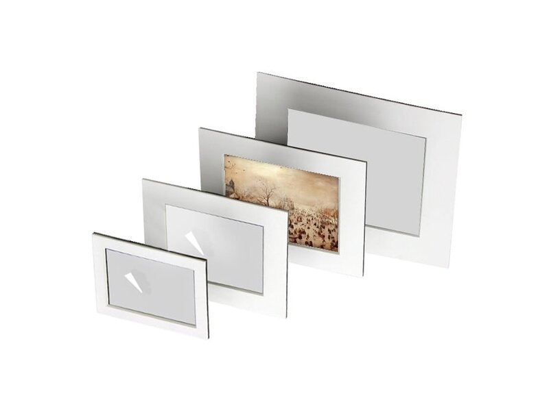 Passe-partout avec reproduction, L, Paysage d'hiver, Avercamp