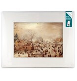 Passe-partout avec reproduction, XL, Paysage d'hiver, Avercamp Passe-partout avec reproduction, XL, Paysage d'hiver, Avercamp