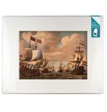 Passe-partout avec reproduction, XL, Navires en mer, Van de Velde