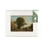Passe-partout met reproductie, M, Zicht op de Herengracht, Keun Passe-partout met reproductie, M, Zicht op de Herengracht, Keun