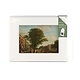 Matted prints  with reproduction, M, View of the Herengracht, Keun
