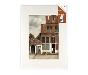 Passe-Partout, L, 29,7 x 21 cm, Kleine Straße von Vermeer