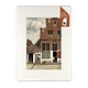 Passe-partout , L , 29.7 x 21 cm , Straatje van Vermeer