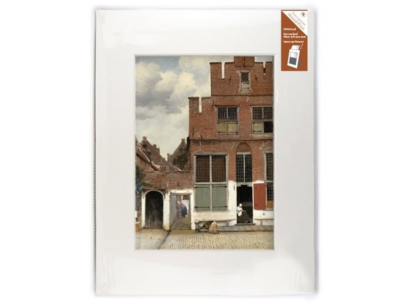 Passe-partout,  XL,  40 x 30 cm ,  Straatje van Vermeer