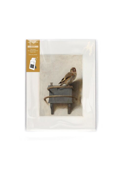 Passe-partout con reproducción, M, El jilguero, Carel Fabritius