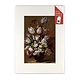 Matted prints with reproduction, L, Still life with flowers, Bollongier