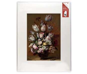 Passe-partout met reproductie, XL, Stilleven met bloemen, Bollongier