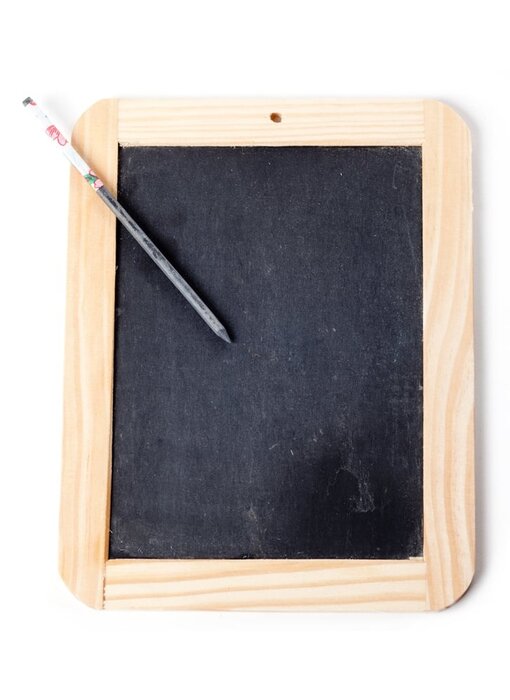 Escribir pizarra (no lápiz)