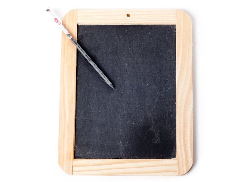 Ardoise d'écriture ( sans un crayon)