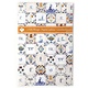 Papel de regalo, azulejos policromados de Delft