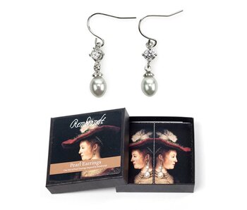 Pearl earrings, Saskia, Rembrandt