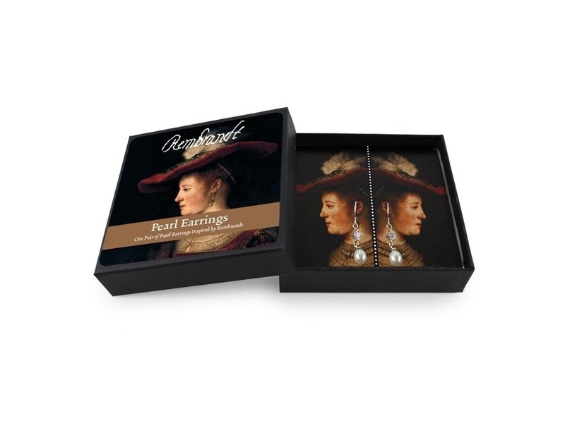 Parel oorbellen, Saskia, Rembrandt