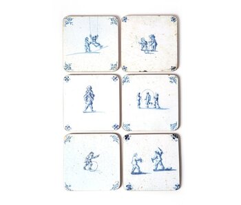 Coasters , Delft Blue Tiles - Children’s Games