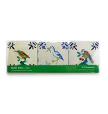 Dessous de verre, tuiles polychromes de Delft