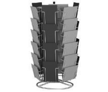 Caroussel counterdisplay display for cards