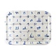 Serving  tray Laminate   large, Delft blue tiles