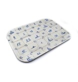 Serving  tray Laminate   large, Delft blue tiles