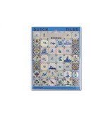 Aufkleberblatt, Delfter blaue Fliesen