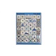 Feuille d'autocollants, tuiles bleues de Delft