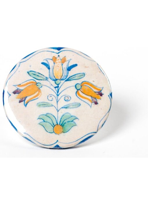 Taschenspiegel , Ø 60 mm, dreifache Tulpe