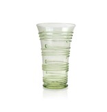 Glass, Tapeworm cup, 15 cm, green