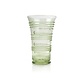 Glas, Bandwurmbecher, 15 cm, grün