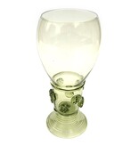 Historisches Glas, Roemer, 17 cm, grün P46