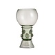 Historisch glas, Roemer, 15 cm, groen