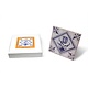 Replica tegel, Delfts blauw, Quadruple tulp 13 x13 cm