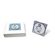 Replica tile, Delft blue, Tulip in circle, 10x10cm