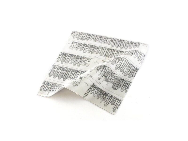 Brillendoekje, 15 x 15 cm, Herengracht Amsterdam, Jacobszoon