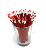 Glass display for velvet pencils Glass display for velvet pencils