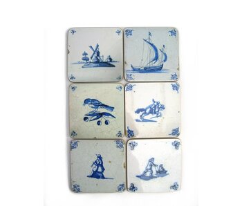 Coasters, Delft Blue Tiles Varia