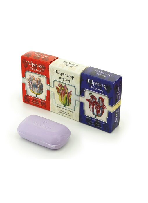 Jabón de tulipán, juego de 3 jabones, Marrel
