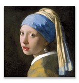 Carte postale, fille avec une boucle d'oreille perle, Vermeer
