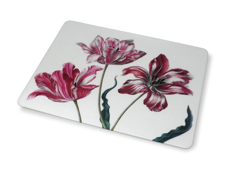 Mouse Pad, Three Tulips, Merian