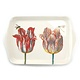Mini plateau, 21 x 14 cm, Deux tulipes avec insectes, Marrel
